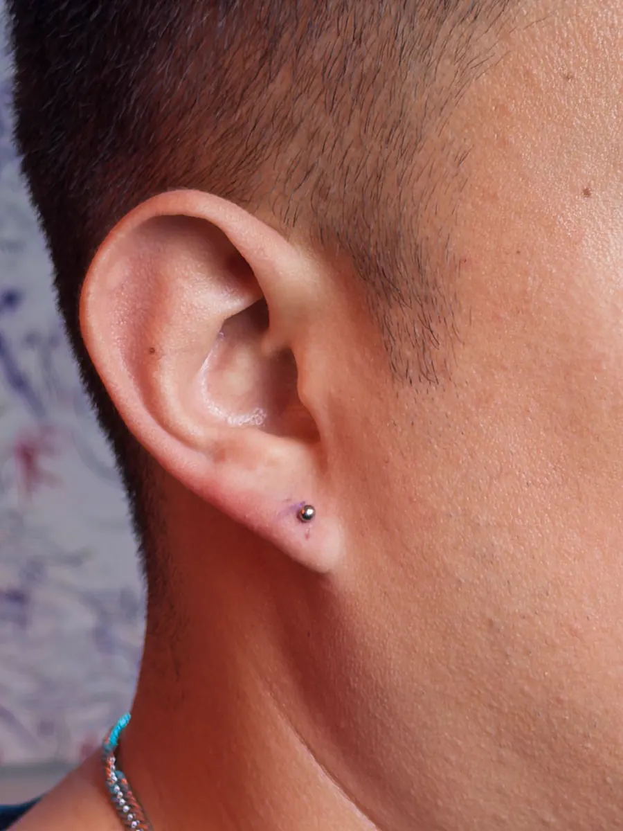 Piercings en la oreja